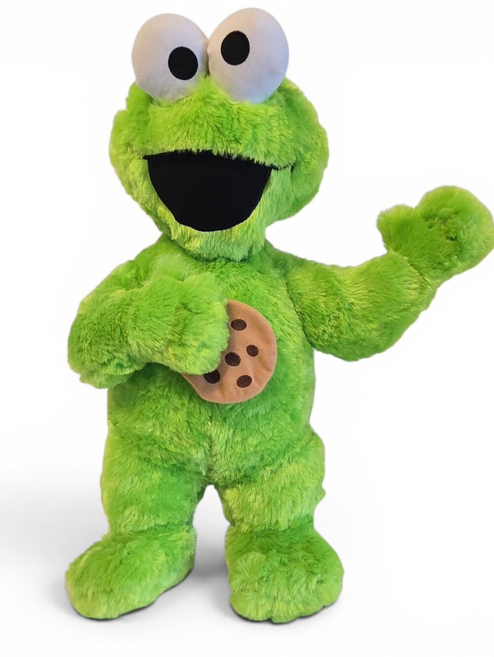 20" Green Cookie Monster Plush Sesame Street Toy Factory Stuffed Animal
